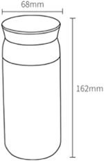 Stainless Steel Vacuum Insulated Coffee Cup, Home and School Sealed Portable Bottle - Image 2