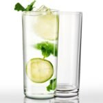 Highball Glasses Set of 2, 10 OZ Drinking Glasses, Lead-Free Crystal Cocktail Glasses, Water Glasses for Juice, Cocktails, Wine, Iced Tea, Mojitos Glassware Set