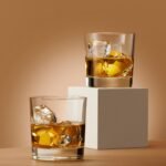 Old Fashioned Whiskey Glasses, Italian Made Drinking Glasses, Glass Cups, Whiskey Gifts - Set of 4 - Image 2