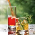 Set of 4  Glasses, 13.5 Oz. Whiskey Glass, Made in Italy Drinking Glasses, Crystal  Glass, Dishwasher Safe - Image 2