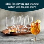 Stemmed Water Glasses, Clear Multi Purpose Water Goblet Set of 6, Dishwasher Safe 16 oz Goblet Glasses for Parties - Image 2